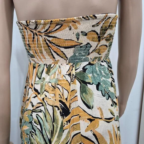 Rewind Tropical Palm Tree Maxi Dress Size XS - Picture 4 of 8